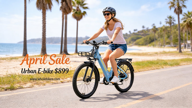 Spring Sale Is On: Ride Into the Season with WholeBikes E-Bikes