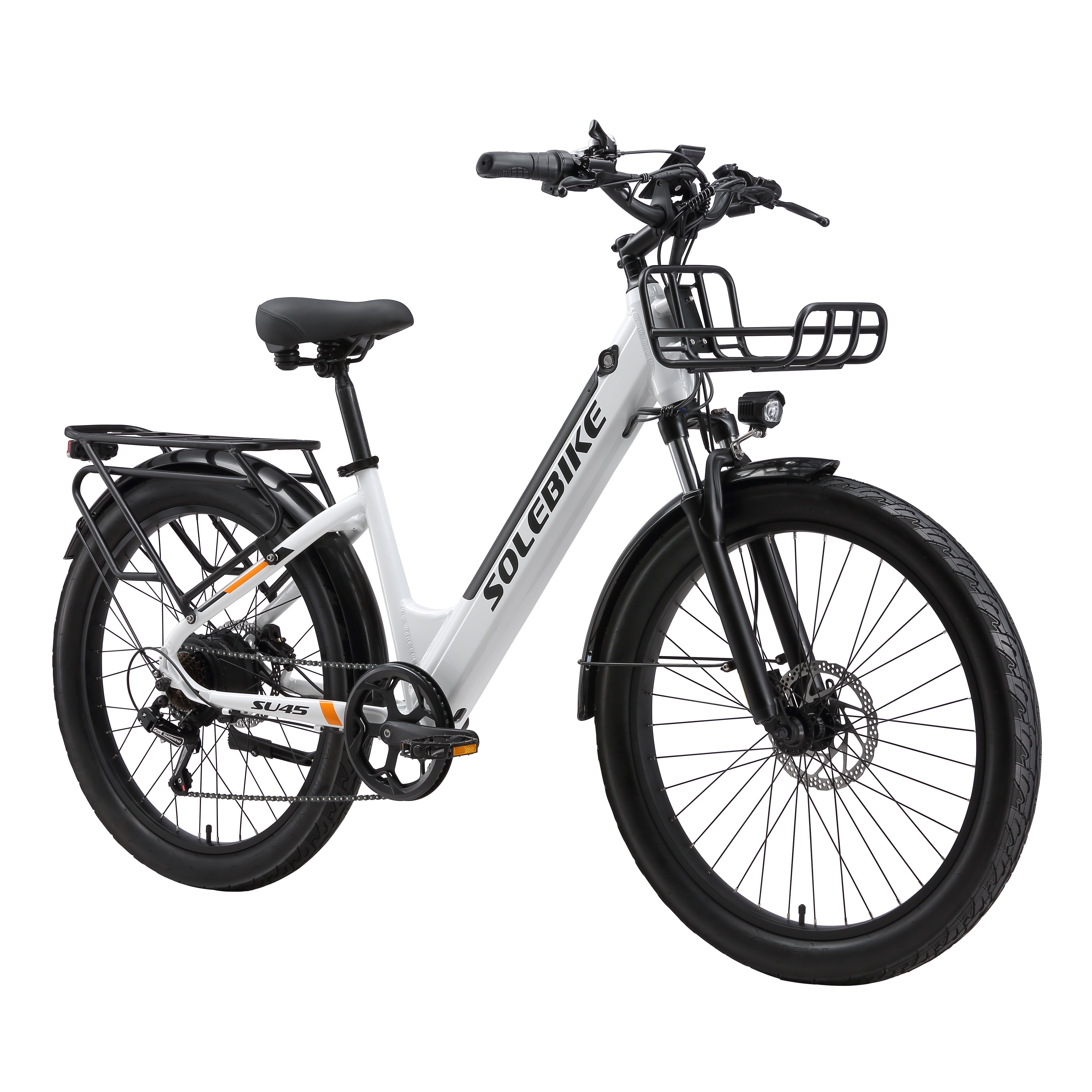 Fox Trak Urban E-Bike | Built-In Cargo Basket | CPSC Certified (US Stock)