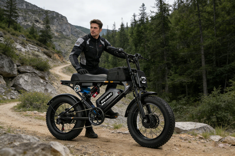 Moped Style Dual Motor 3600W E-Bike