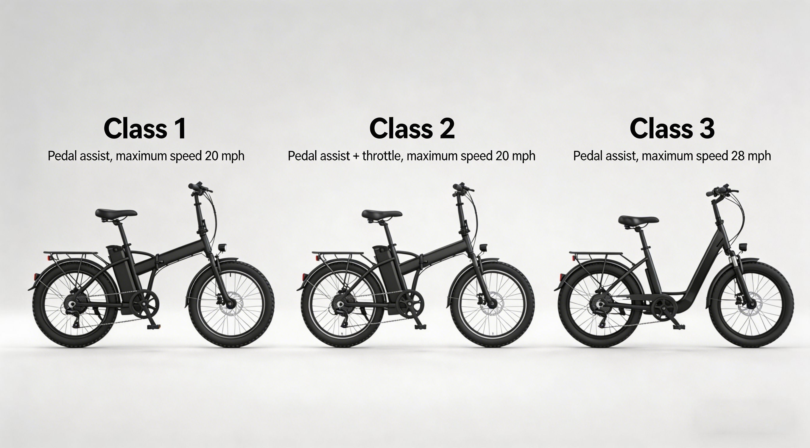 E-Bike Classes 1, 2, 3 Explained – Which One Do You Need?