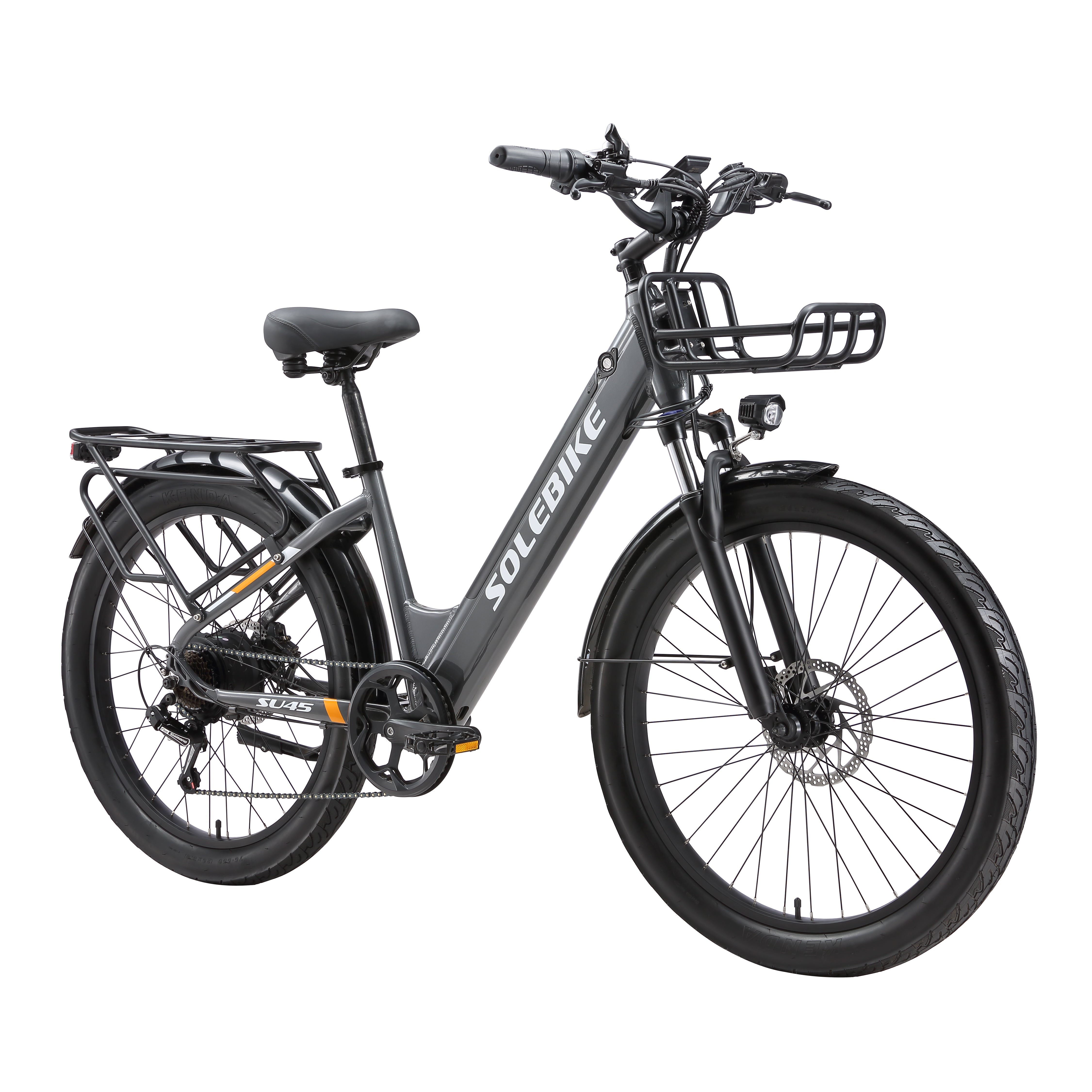Fox Trak Urban E-Bike | Built-In Cargo Basket | CPSC Certified (US Stock)