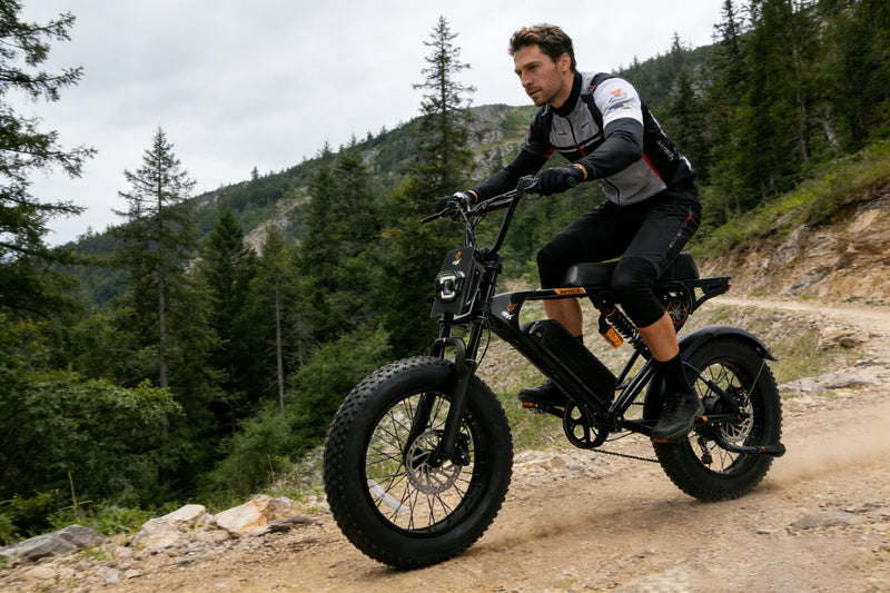 Retro E-Bike Off-road Ride