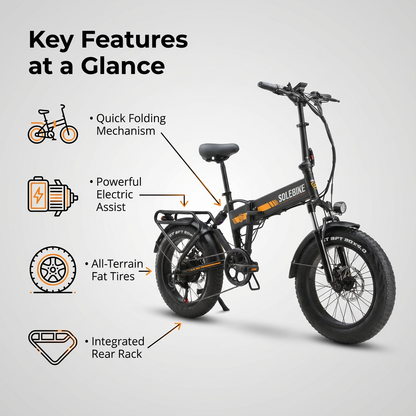 Beetle Fold- | 1200W 48V | Portable Commuter (US Stock)