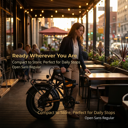 Beetle Fold- | 1200W 48V | Portable Commuter (US Stock)