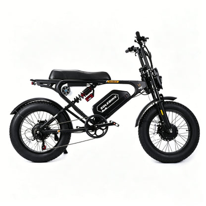 Rhino Dual  Drive  All-Terrain Off-Road E-Bike with Built-In Speakers, Perfect for Teens & Adults