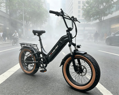 Urban  Full Suspension Fat Tire All -Terrain E-Bike, Perfect for Teens & Adults