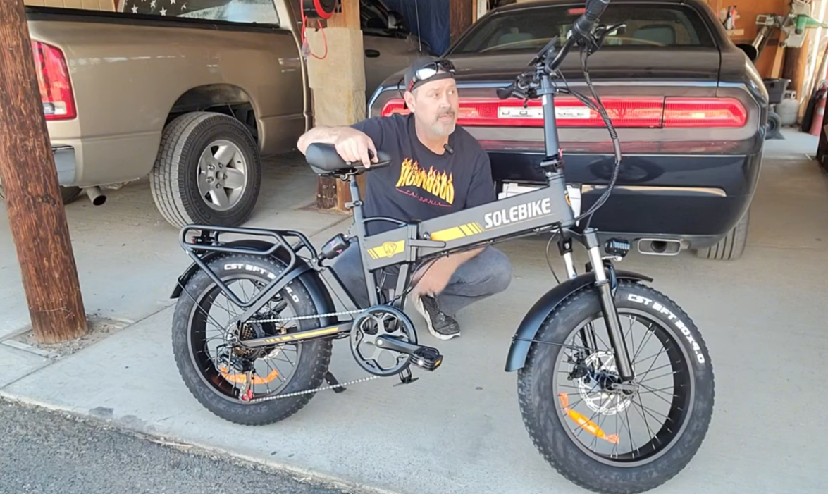 Solebike sf23 first ride (review). New folding fat tire E bike.