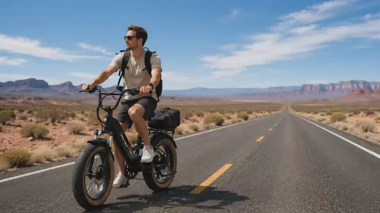 Load video: Weekend explore large Volume  battery E-bike 